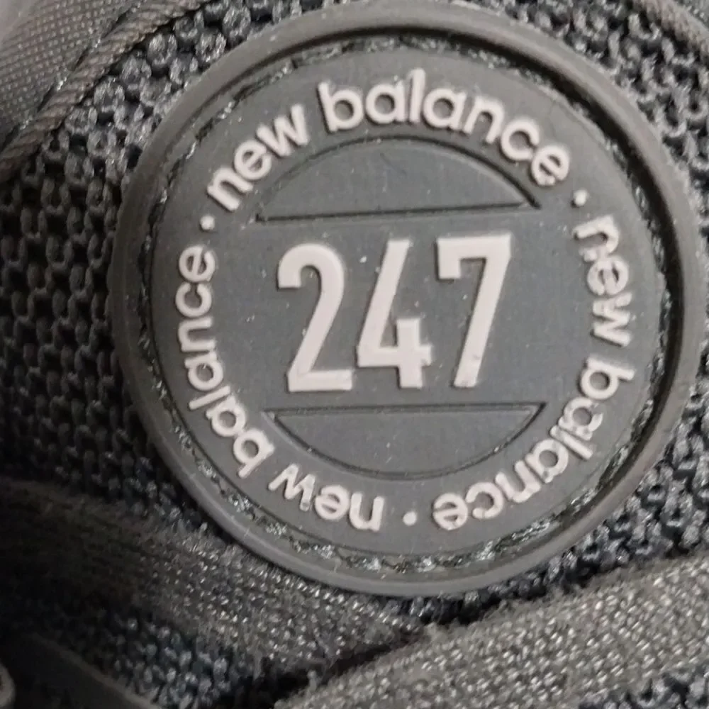 New Balance Men's Charcoal and Cream Athletic Shoes
